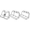 Seat covers for Renault Trafic