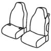 Seat covers for Smart Fortwo